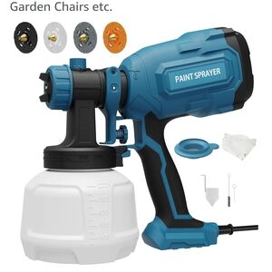 Blue and Black Paint Sprayer